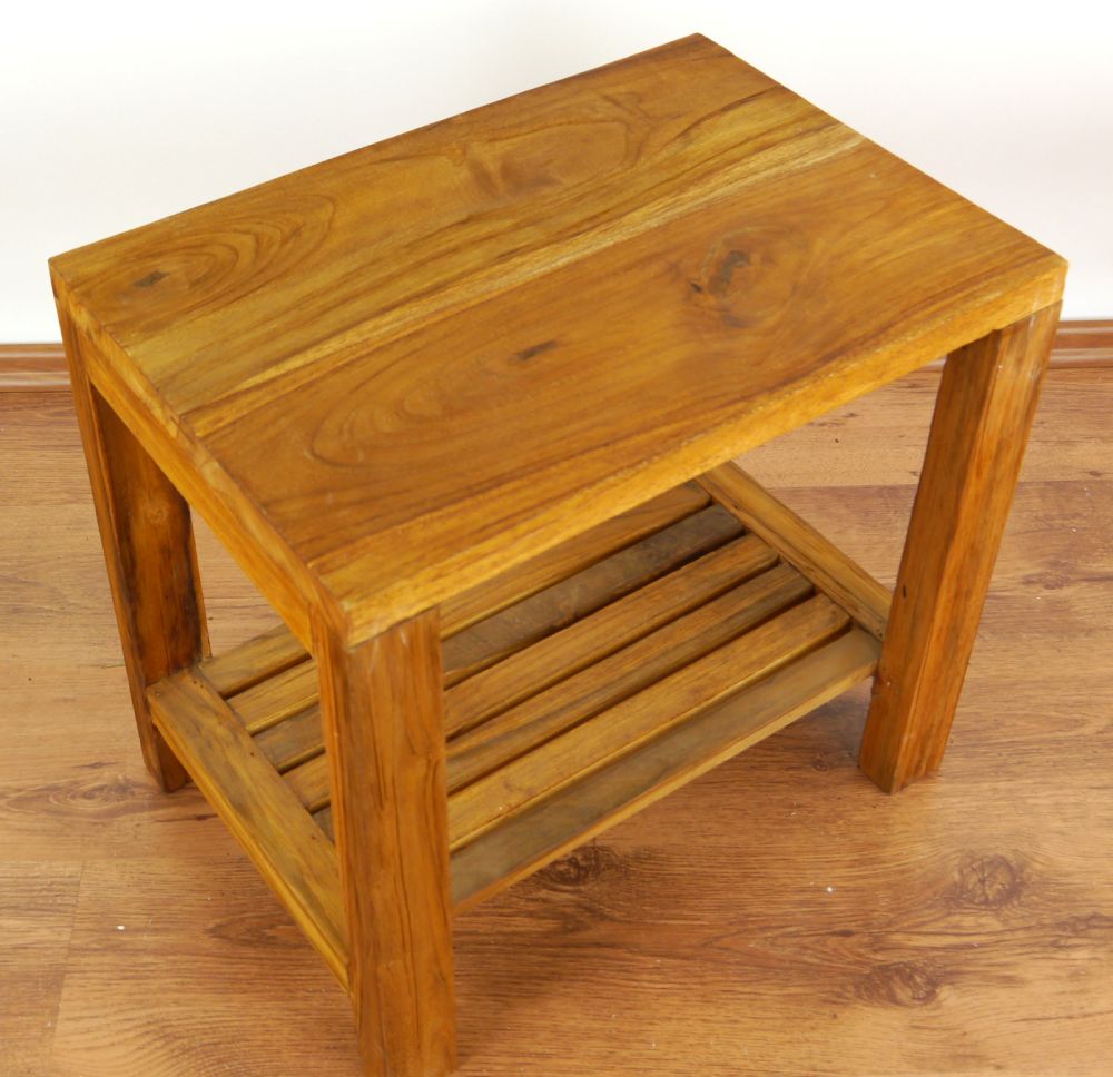 Teak Wood End Table, Side Table, Handmade Java Furniture (Indonesia) eBay