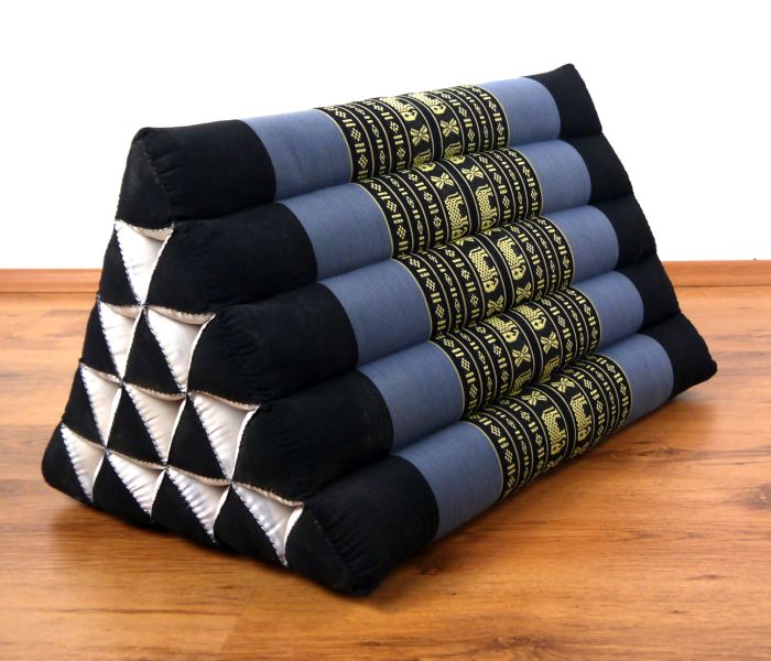 100 Kapok Wedge Thai Triangle Cushion (38x38x57cm) Bed Bolster Pillow