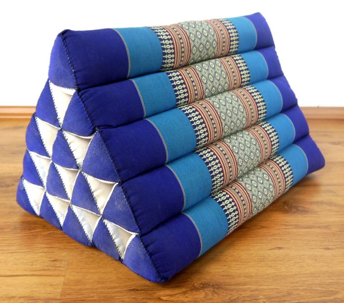 100 Kapok Wedge Thai Triangle Cushion (38x38x57cm) Bed Bolster Pillow