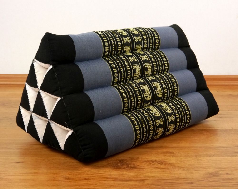 100 Kapok Wedge Thai Triangle Cushion (32x32x50cm) Bed Bolster Pillow