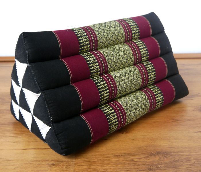 100 Kapok Wedge Thai Triangle Cushion (32x32x50cm) Bed Bolster Pillow