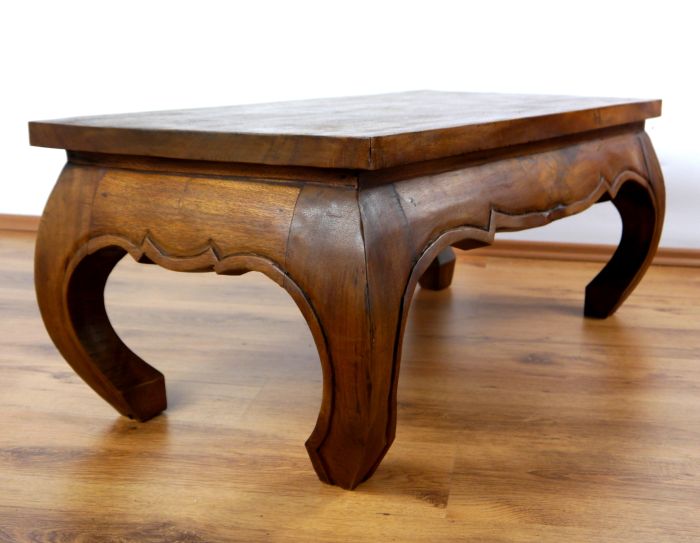 Opiumtisch 100x50cm Massivholz Couchtisch Beistelltisch Opiumtisch 100x50cm Massivholz Couchtisch Beistelltisch