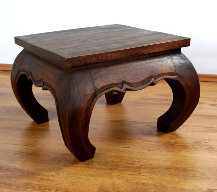 Opiumtisch 50x50cm Massivholz Thai Möbel Beistelltisch